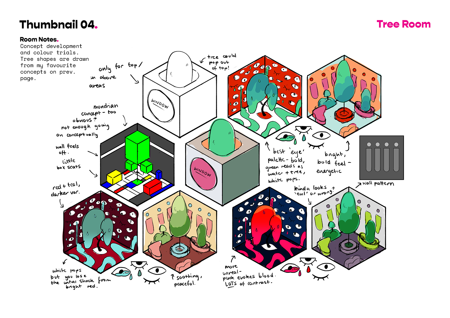 Concept art of the Tree Room
